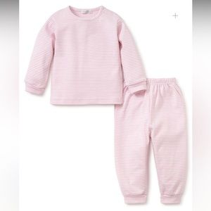 Kissy Kissy Simple Stripes Pink Long Sleeve Tee and Pant Set
